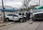 Accidente en Av. Cervantes entre dos vehículos 