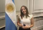 Graduada de UTN San Francisco fue reconocida como una de las mejores egresadas de Ingeniería en el país
