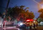 Cayeron 25 mm y los fuertes vientos ocasionaron algunos inconvenientes en la ciudad