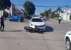 Dos jóvenes lesionados en accidente de tránsito en barrio Independencia 