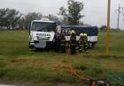 Camionero atrapado en accidente sobre Ruta Provincial 1 
