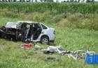 Violento choque frontal dejó dos muertos y un herido grave en Córdoba