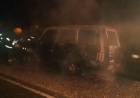 Se incendió un automóvil en Ruta Provincial 3 en cercanías a La Francia