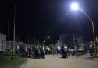 Bernarte inauguró luces led en un sector de barrio La Milka