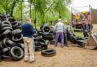 Economía circular: Ambiente retiró más de 2.000 toneladas de neumáticos en toda la provincia