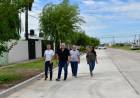 Bernarte habilitó la pavimentación de la calzada este de avenida Trigueros