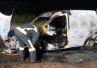 Bomberos de Frontera  controlaron un incendio de vehículo en Josefina