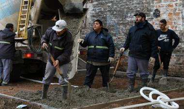 El intendente Bernarte supervisó la puesta en valor del pasaje Cornaglia