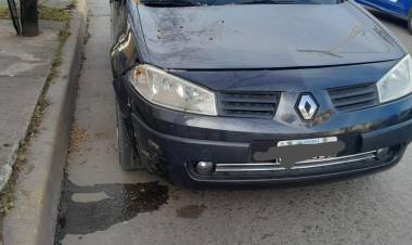 Chocaron un auto y una moto en Belgrano y Garibaldi