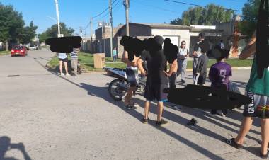 Accidente de tránsito en Barrio Hospital