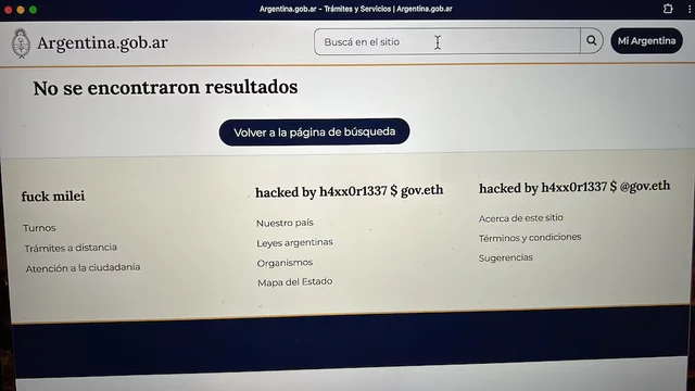 Hackearon la aplicación “Mi Argentina”
