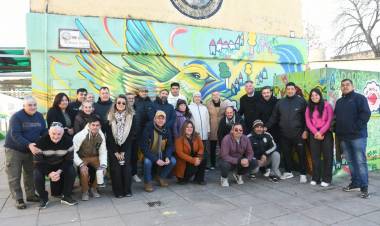Municipio inauguró mejoras integrales en barrio Roque Sáenz Peña