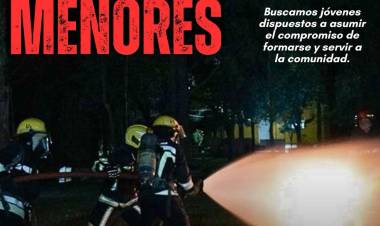 Bomberos Voluntarios abren las inscripciones para Aspirantes Menores