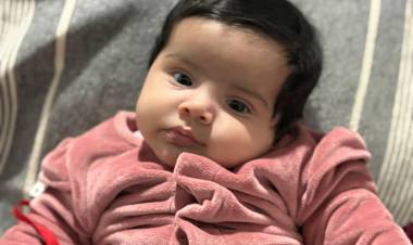 Piden ayuda para Ámbar, la beba sanfrancisqueña de 3 meses internada en Rafaela que lucha contra una neumonía 