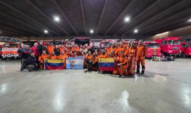 Córdoba recibió a sus rescatistas tras la misión humanitaria en Venezuela