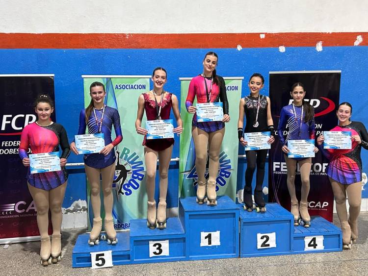 Patinadoras de El Ceibo se lucieron en un nuevo Torneo Provincial 