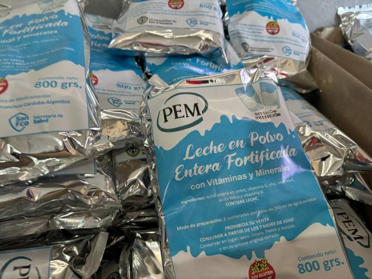Planta Elaboradora de Medicamentos: se realizó la primera entrega de leche fortificada en la ciudad