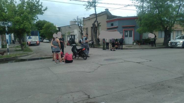 Joven resultó con fractura tras accidente de tránsito 