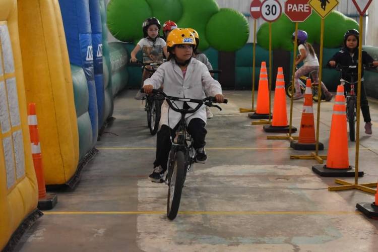 Se realizó en Frontera el Circuito Vial y Tablet Interactiva para estudiantes de nivel primario 