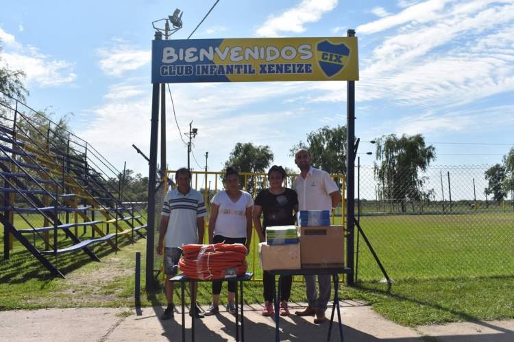 Frontera entrega materiales eléctricos a instituciones deportivas 