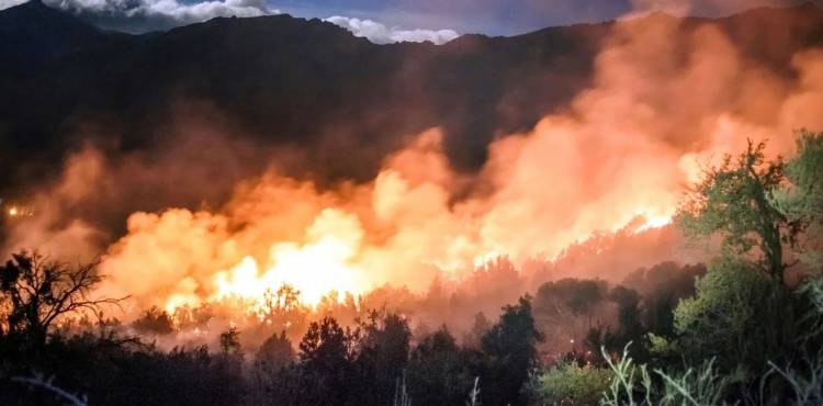Detuvieron a tres sospechosos por los incendios en El Bolsón
