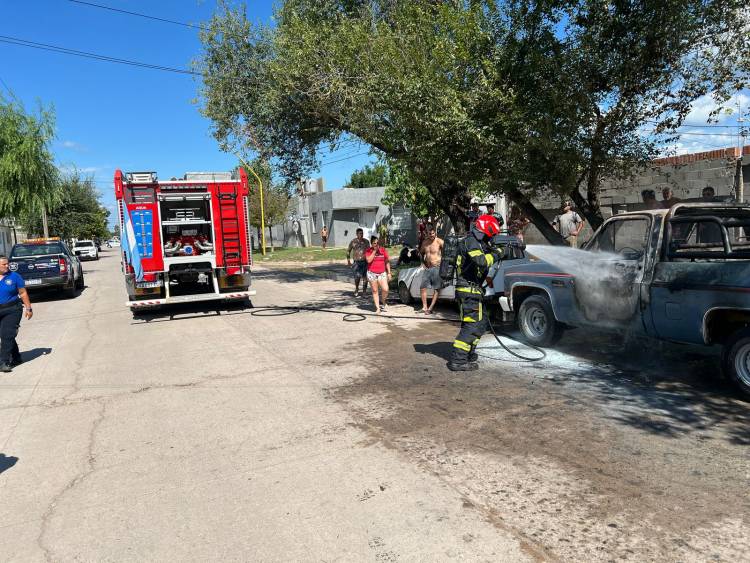 Allanamiento positivo vinculado a incendio de vehículo en Bº La Milka