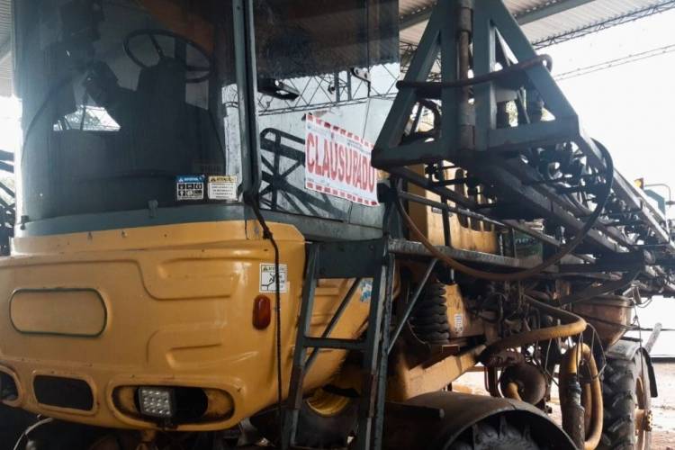 Fitosanitarios: clausuraron maquinaria en Brinkmann