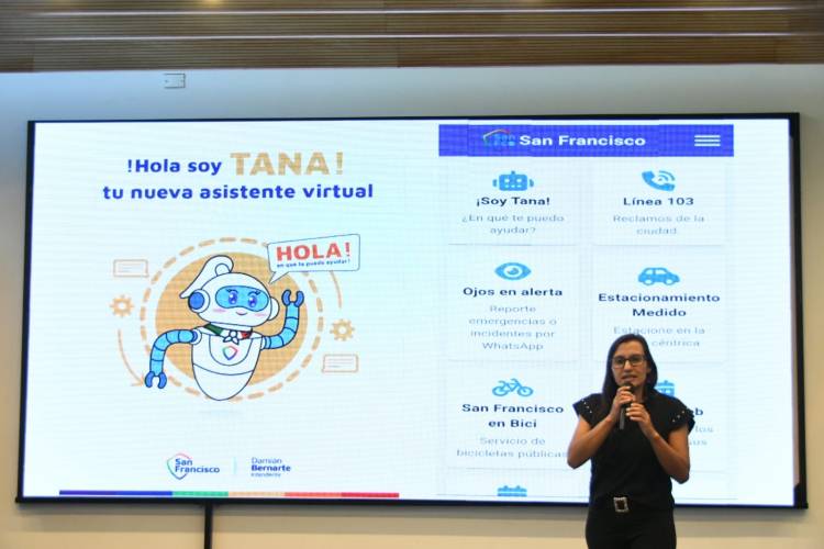 Con “Tana” San Francisco se convierte en la primera ciudad del interior cordobés con asistente virtual