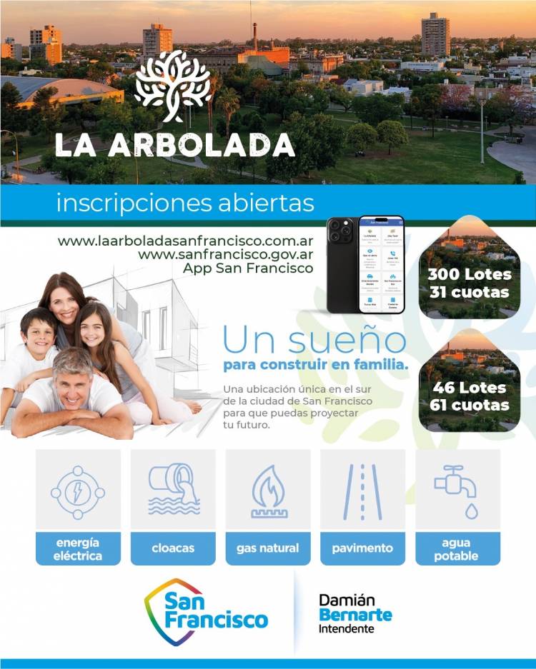 A 24 horas de su habilitación una importante cantidad de vecinos se inscribieron para adquirir un lote en el Loteo Municipal ‘La Arbolada’