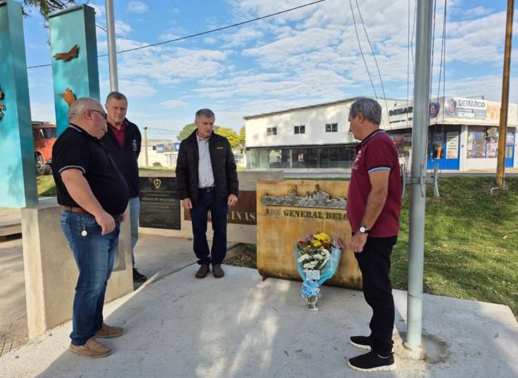 Inauguraron escultura en homenaje al “ARA General Belgrano” a 43 años de su hundimiento 