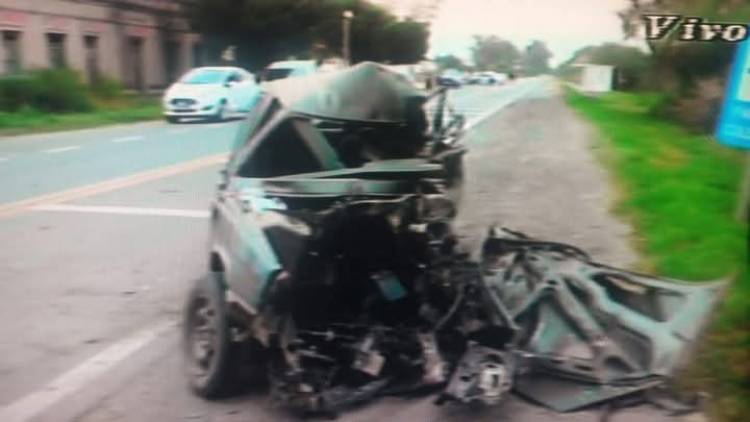Trágico accidente frontal en La Francia: falleció un conductor