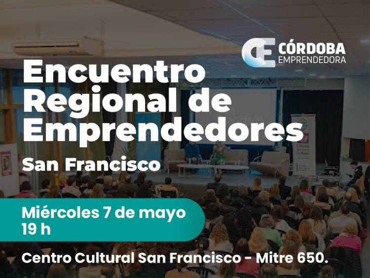Este miércoles se realizará el Encuentro Regional de Emprendedores
