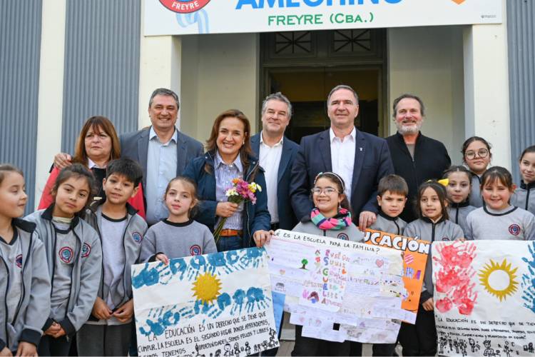 Freyre: La Provincia inauguró la ampliación de la Escuela Florentino Ameghino