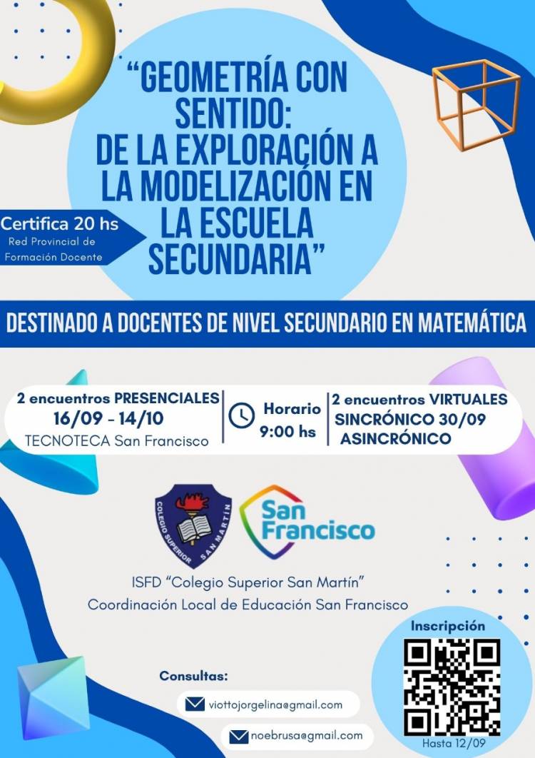 Capacitación gratuita para docentes de Matemática