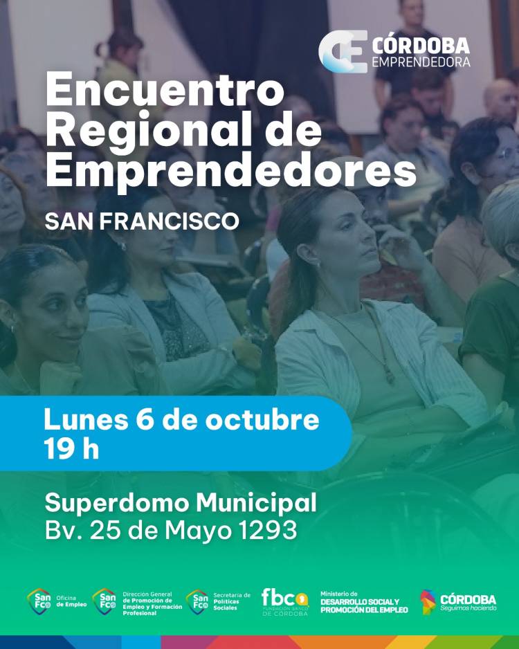 Encuentro Regional de Emprendedores en el Superdomo: capacitación y networking gratuito