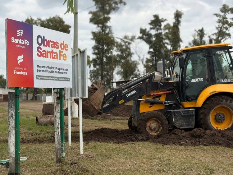 Frontera: Comenzó la obra de ampliación de pavimento urbano en la zona del Jardín Nucleado