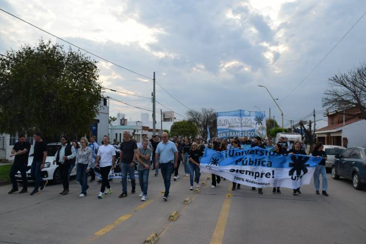 En San Francisco y el país este martes se realiza la cuarta Marcha Federal Universitaria