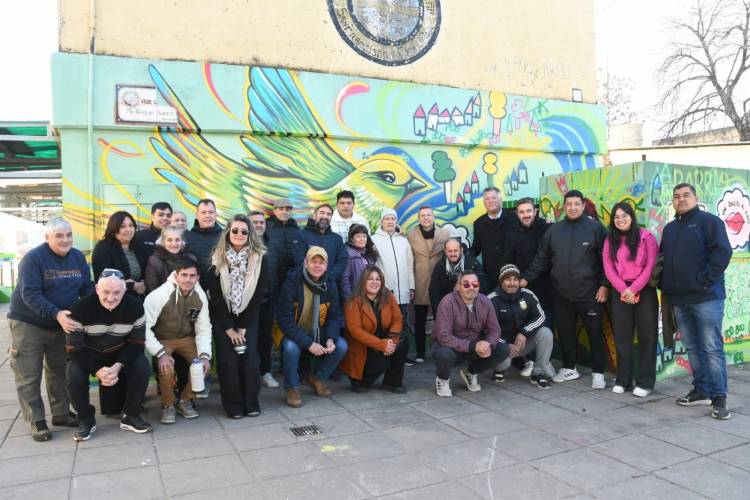 Municipio inauguró mejoras integrales en barrio Roque Sáenz Peña