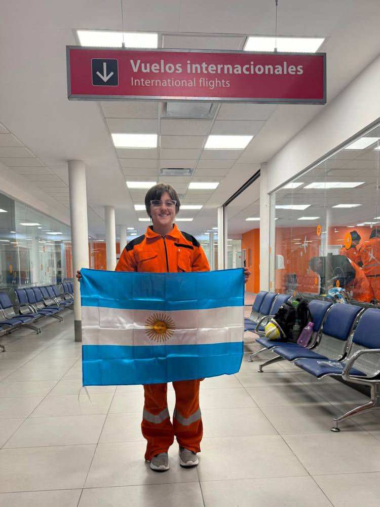 La sanfrancisqueña Alfonsina Carle viajó a Venezuela para sumarse a la misión de rescate argentina