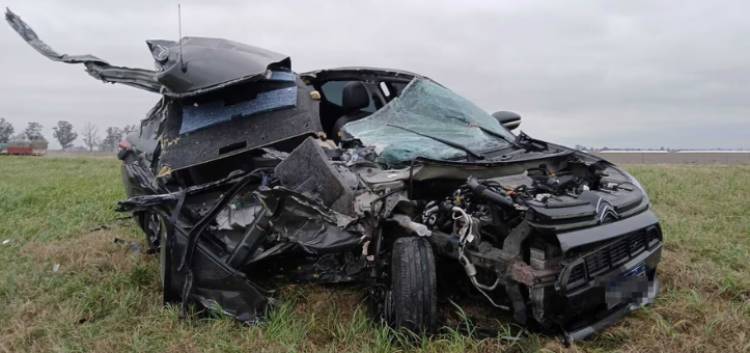 Dos accidentes fatales en pocas horas sobre la Ruta Nacional 19: dos personas murieron y dos resultaron heridas